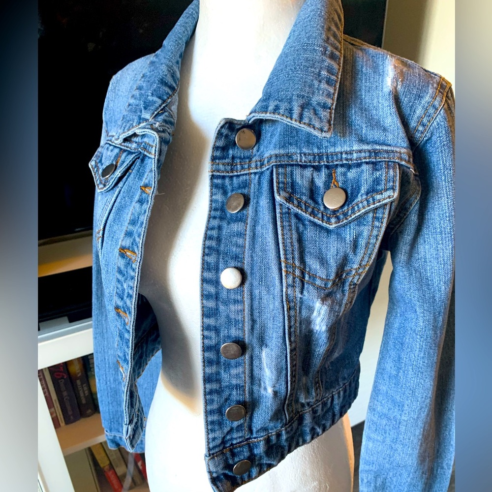 Love Culture distressed denim jacket